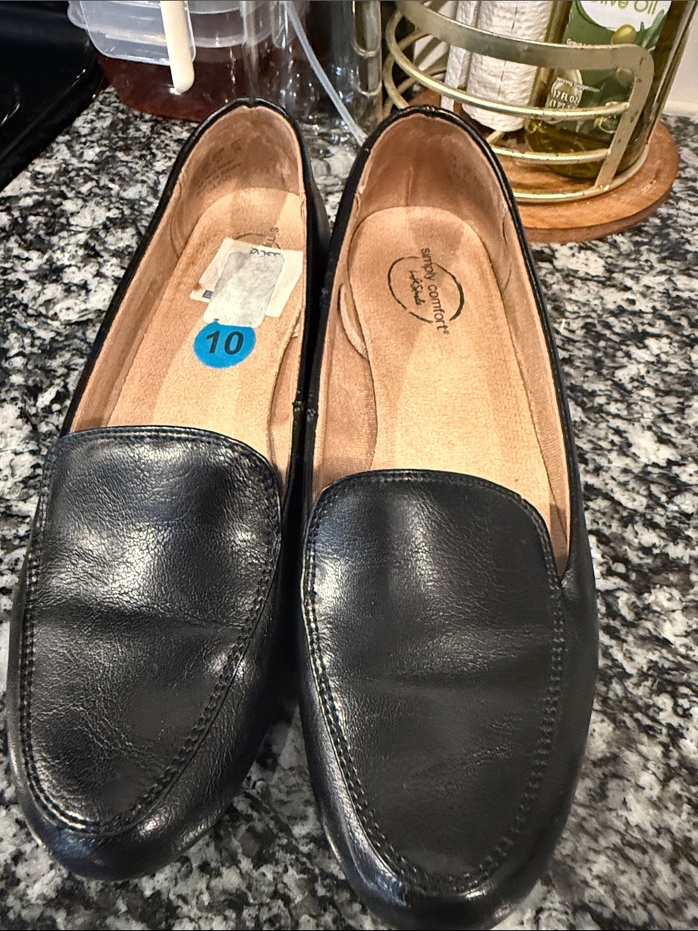 Life Stride Black Women's Ballet Flat - Simply Comfort Insole
